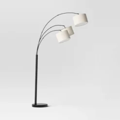 Avenal 3-Head Shaded Arc Floor Lamp Black - Threshold™ -WarmWhisper Store GUEST fe123fcf 6ac6 48b7 bb18 feb836d7775f