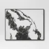 30" X 24" 2pk Marble Framed Printed Canvases Black/Tan - Threshold™