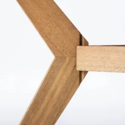 Bluffdale Wood 6 Person Round Patio Dining Table, Outdoor Furniture - Threshold™ Designed With Studio McGee -WarmWhisper Store GUEST ff1edfec 9404 414e b8f3 afd96f80e410