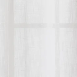 1pc 54"x84" Sheer Contrast Edge Window Curtain Panel White/Natural - Threshold™ -WarmWhisper Store GUEST fff1ace0 0ef0 41d9 913d 135bd76d977f